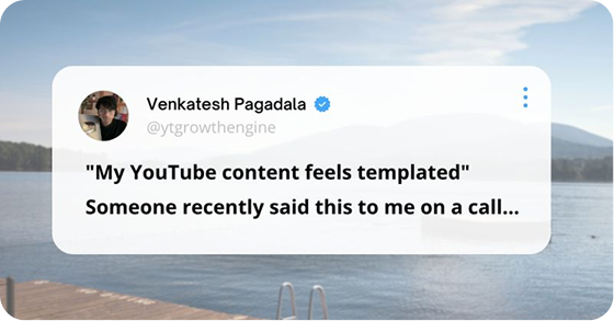 Behind the scenes — YouTube growth system